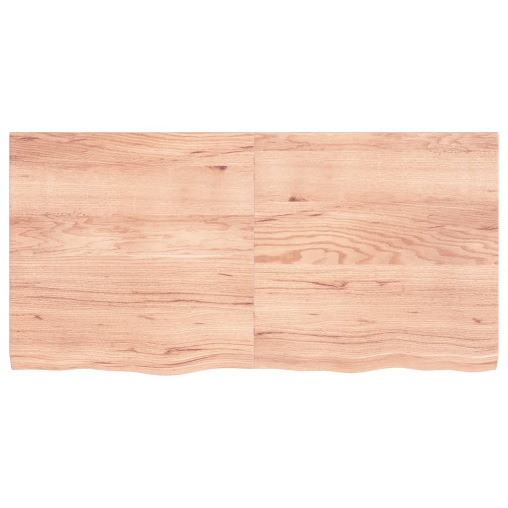 Bathroom Countertop Dark Grey-Treated Solid Wood