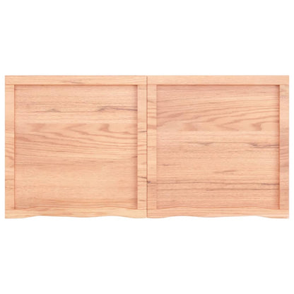 Bathroom Countertop Dark Grey-Treated Solid Wood