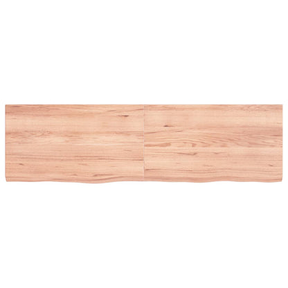 Bathroom Countertop Dark Grey-Treated Solid Wood