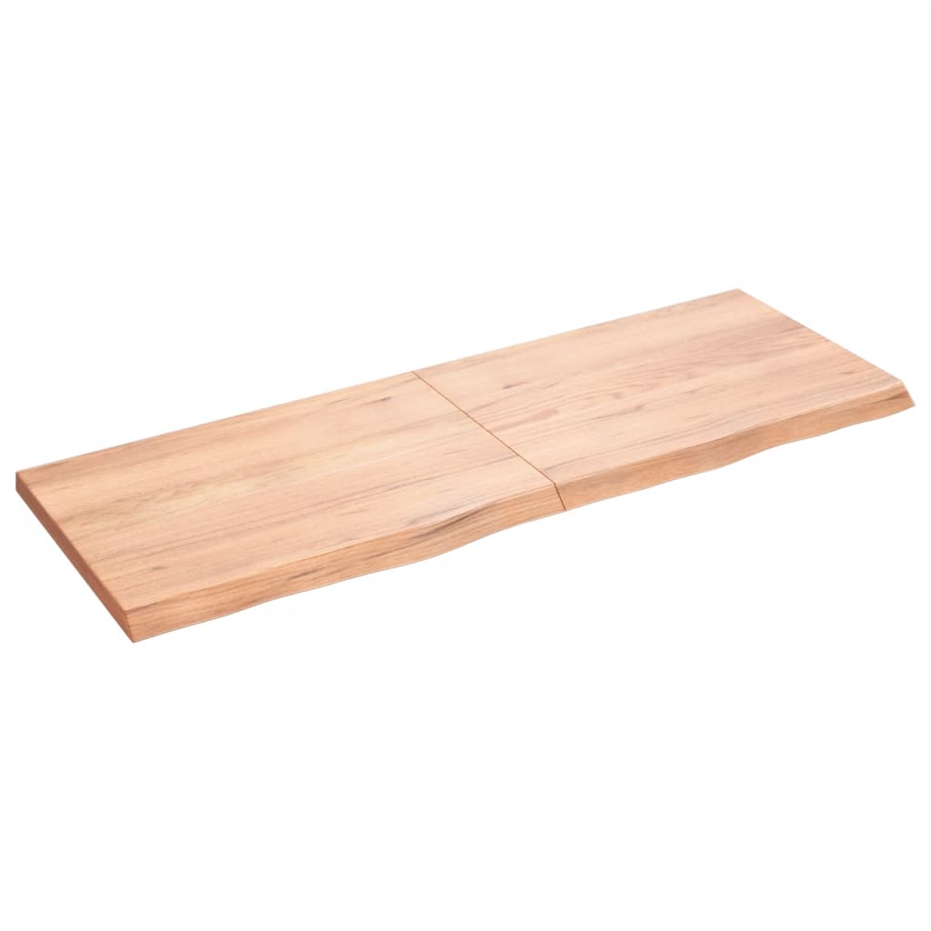 Bathroom Countertop Dark Grey-Treated Solid Wood