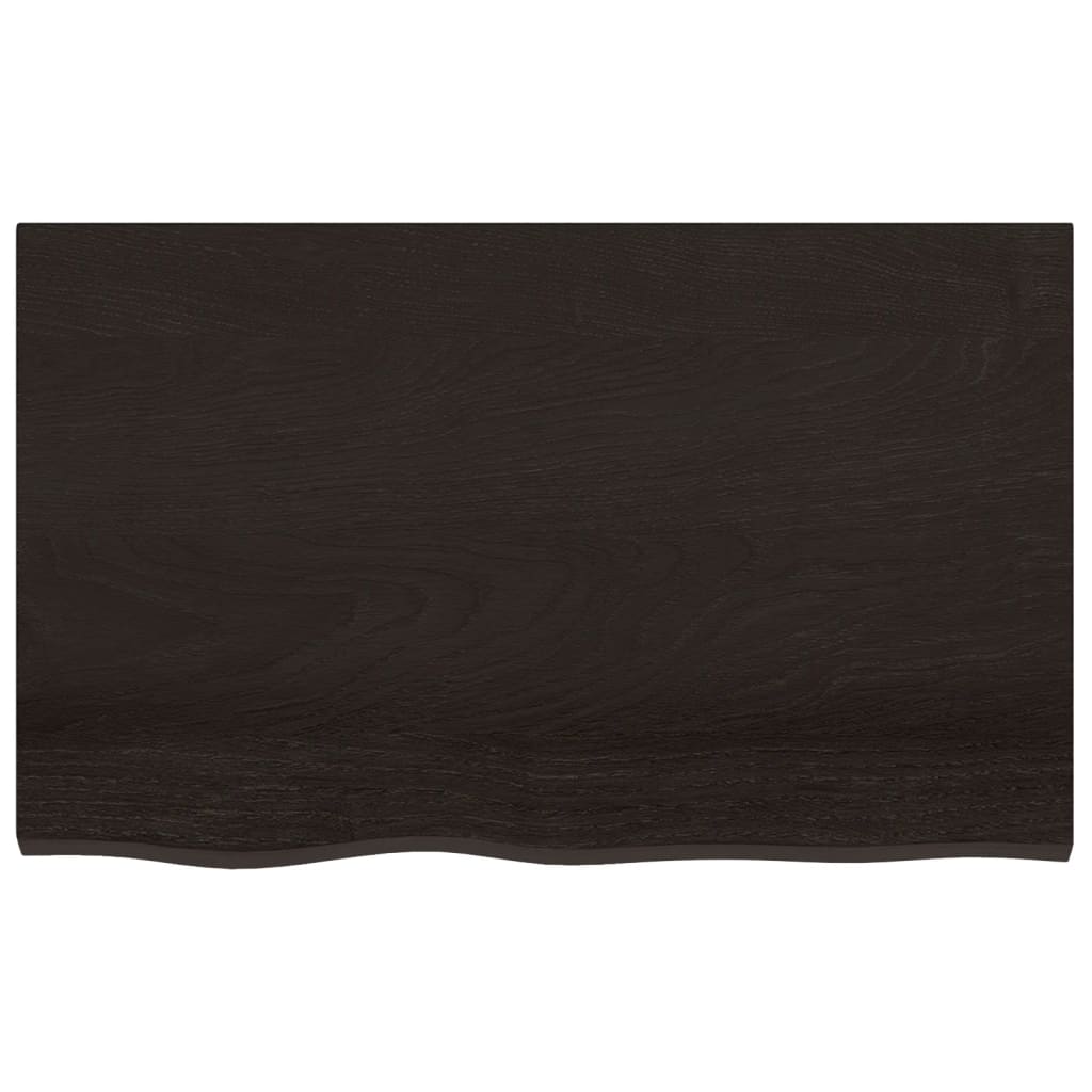Oak Infusion: Dark Grey Treated Solid Wood Table Top