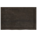 Oak Infusion: Dark Grey Treated Solid Wood Table Top