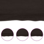 Oak Infusion: Dark Grey Treated Solid Wood Table Top