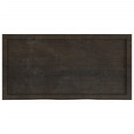 Oak Fusion: Dark Grey Treated Solid Wood Table Top