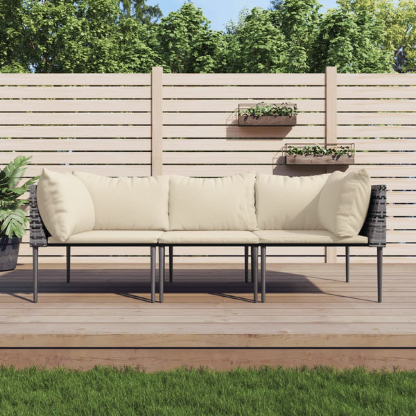  Comfortable 3 Piece Garden Lounge Set Garden Gathering Essentials