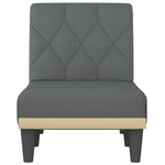 Chaise Longue Dark Grey Fabric