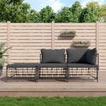 Decorative 3 Piece Garden Lounge Set Home Decor Accent Outdoor Living