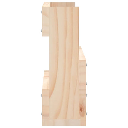 Wall Mounted Pine Shoe Rack Set 2pc | HomeAndLiving