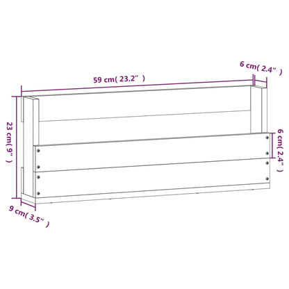 Wall Mounted Pine Shoe Rack Set 2pc | HomeAndLiving
