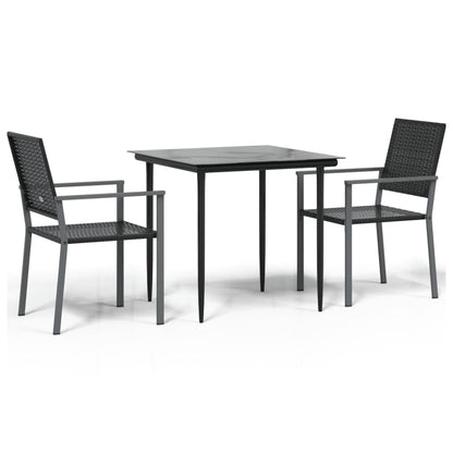 Versatile 3 Piece Garden Dining Set Daily Living Essential Summer 