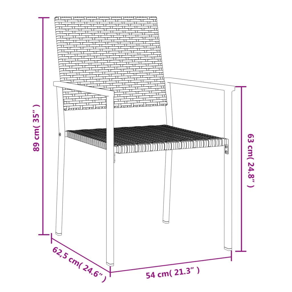 Versatile 3 Piece Garden Dining Set Daily Living Essential Summer 