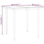Versatile 3 Piece Garden Dining Set Daily Living Essential Summer