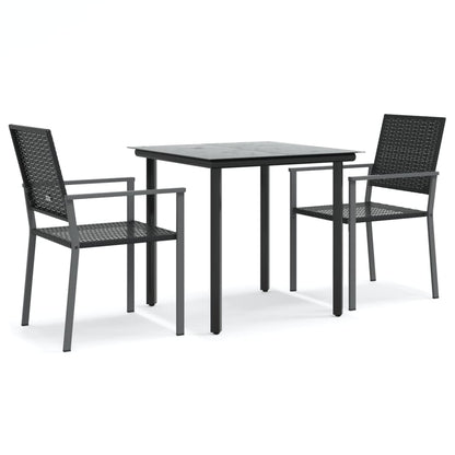 Stylish 3 Piece Garden Dining Set Daily Living Essential Patio Relax 