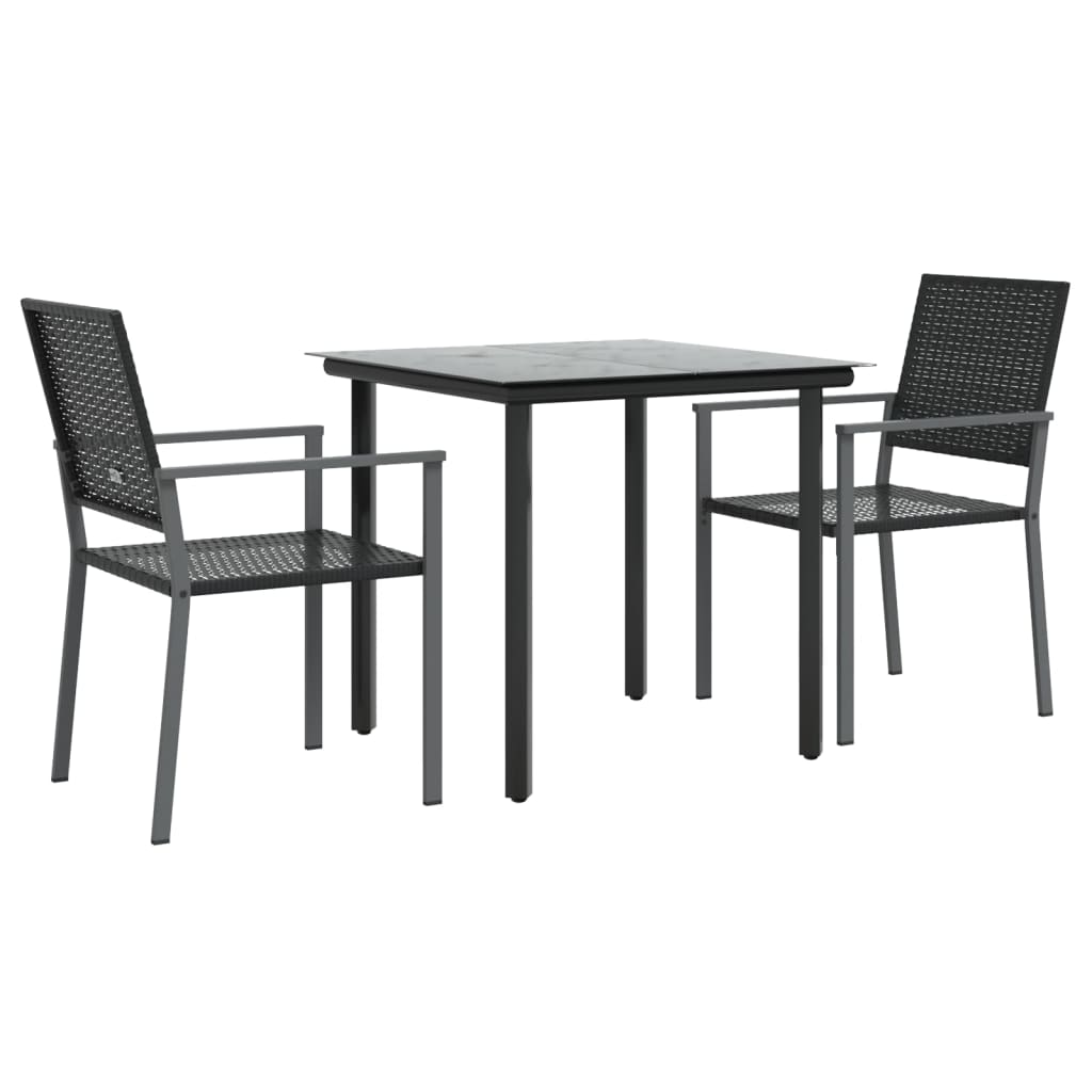 Stylish 3 Piece Garden Dining Set Daily Living Essential Patio Relax 