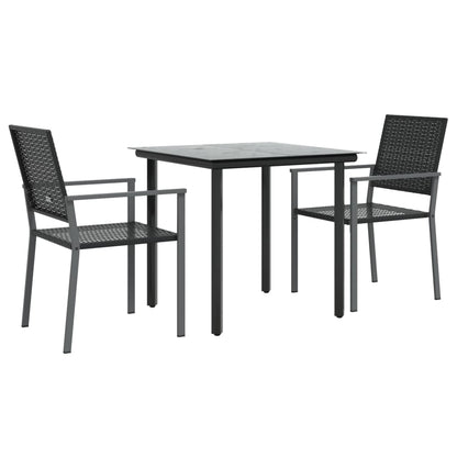 Stylish 3 Piece Garden Dining Set Daily Living Essential Patio Relax 