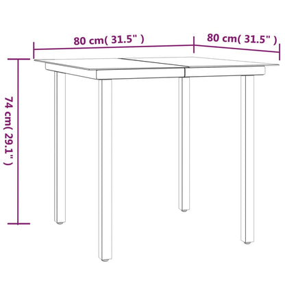 Stylish 3 Piece Garden Dining Set Daily Living Essential Patio Relax 