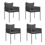 Stylish Garden Chairs with Cushions 4 Garden Gathering Urban Style
