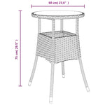 Refined 3 Piece Garden Bistro Set Relaxing Seating Urban Style