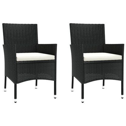 Contemporary 3 Piece Garden Bistro Set Lounge Area Patio Relax 