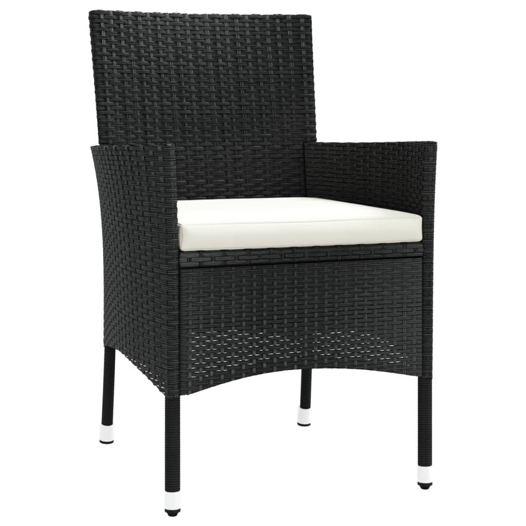 Contemporary 3 Piece Garden Bistro Set Lounge Area Patio Relax 