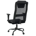 Office Chair Height Adjustable Black Mesh Fabric