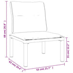 Contemporary 4 Piece Garden Lounge Set Lounge Area Modern Living