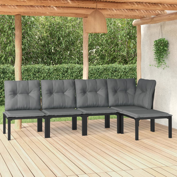  Minimalist 5 Piece Garden Lounge Set Daily Living Essential Evening