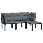 Minimalist 4 Piece Garden Lounge Set Daily Living Essential Essentials
