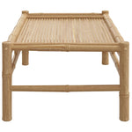 Zen Oasis: Bamboo Garden Coffee Table