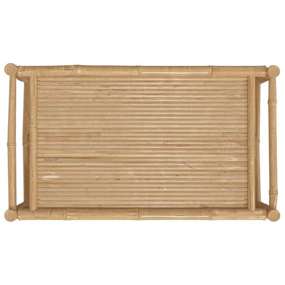 Zen Oasis: Bamboo Garden Coffee Table