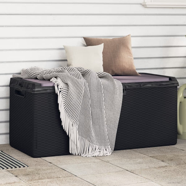  Garden Storage Box with Seat Cushion Anthracite