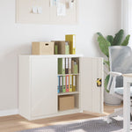 File Cabinet White Steel