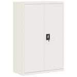 Modern File Cabinet White Steel