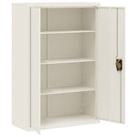 Modern File Cabinet White Steel