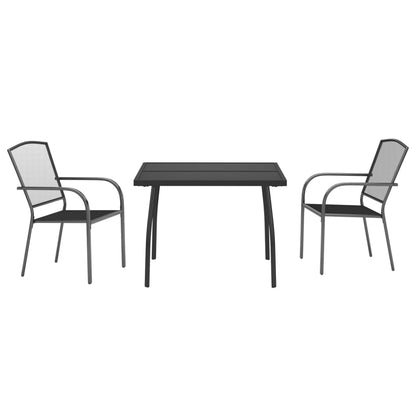 Decorative 3 Piece Garden Dining Set Outdoor Retreat Patio Relax 