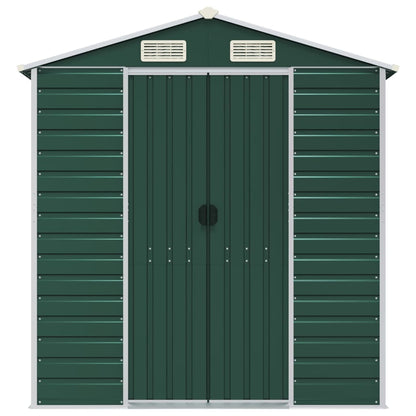 Light Grey Galvanised Steel Garden Shed for Stylish and Durable
