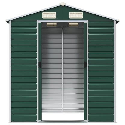 Light Grey Galvanised Steel Garden Shed for Stylish and Durable