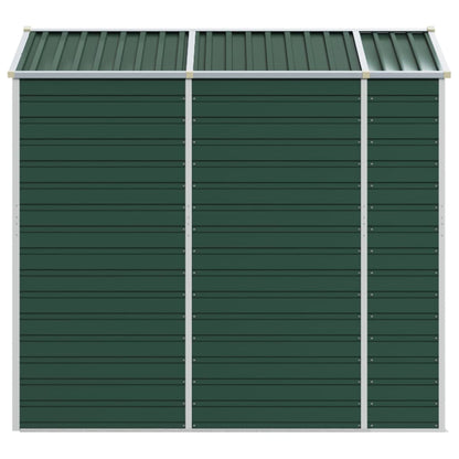 Garden Shed Green  Galvanised Steel