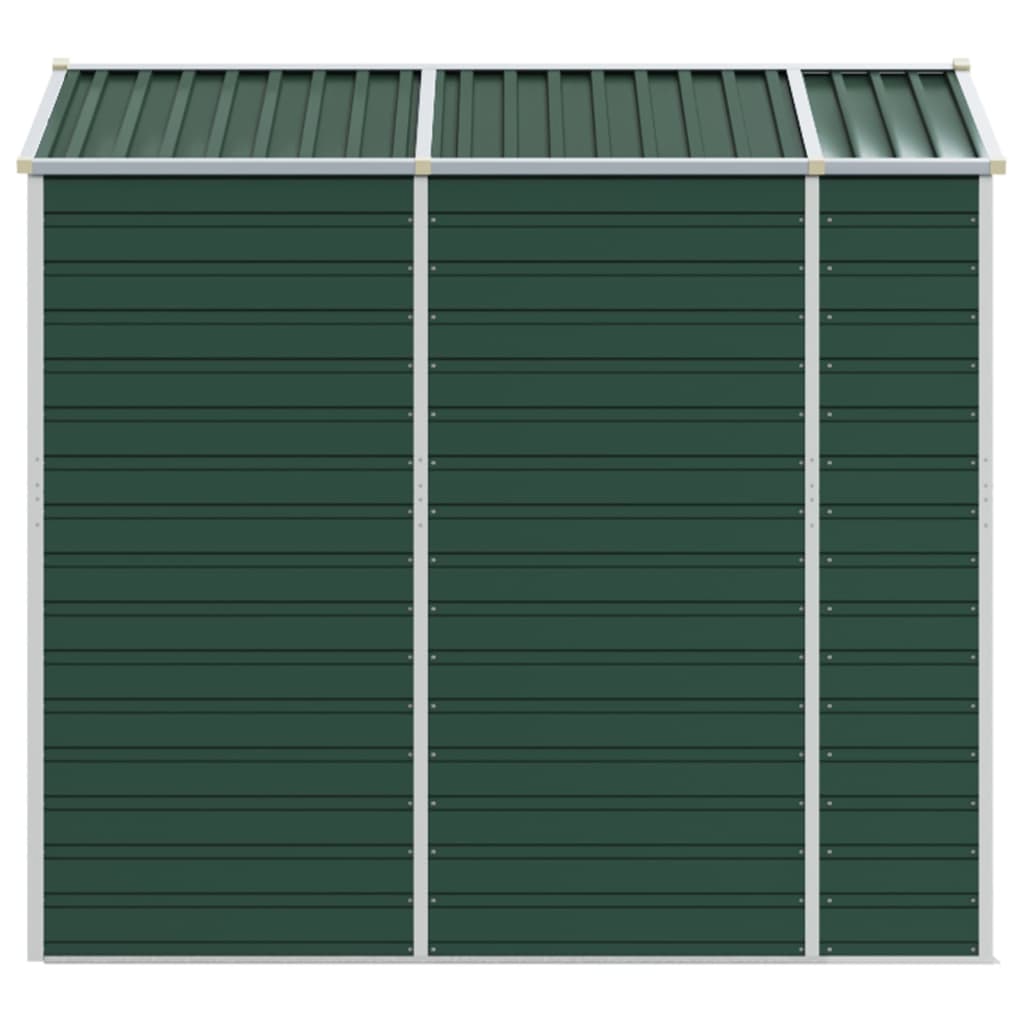 Garden Shed Green  Galvanised Steel