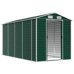 Elegance: Brown Galvanised Steel Garden Shed for Stylish and Durable