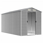 Elegance: Brown Galvanised Steel Garden Shed for Stylish and Durable