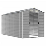 Elegance: Brown Galvanised Steel Garden Shed for Stylish and Durable