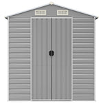 Elegance: Brown Galvanised Steel Garden Shed for Stylish and Durable