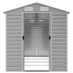 Elegance: Brown Galvanised Steel Garden Shed for Stylish and Durable