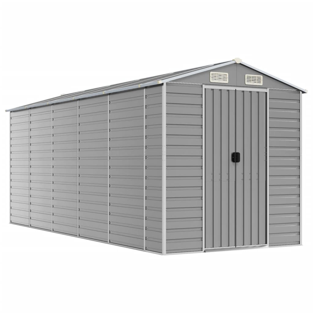 Light Grey arden Shed Galvanised Steel