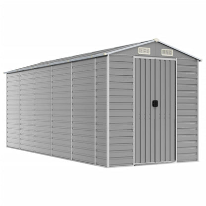 Light Grey arden Shed Galvanised Steel