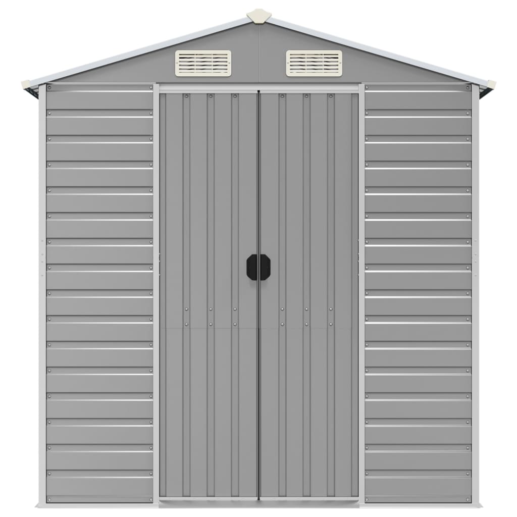 Light Grey arden Shed Galvanised Steel