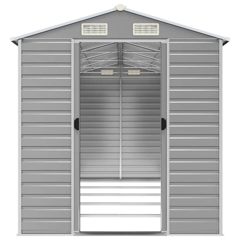 Light Grey arden Shed Galvanised Steel