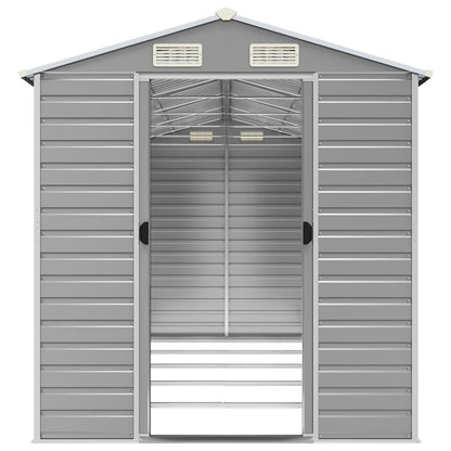 Light Grey arden Shed Galvanised Steel