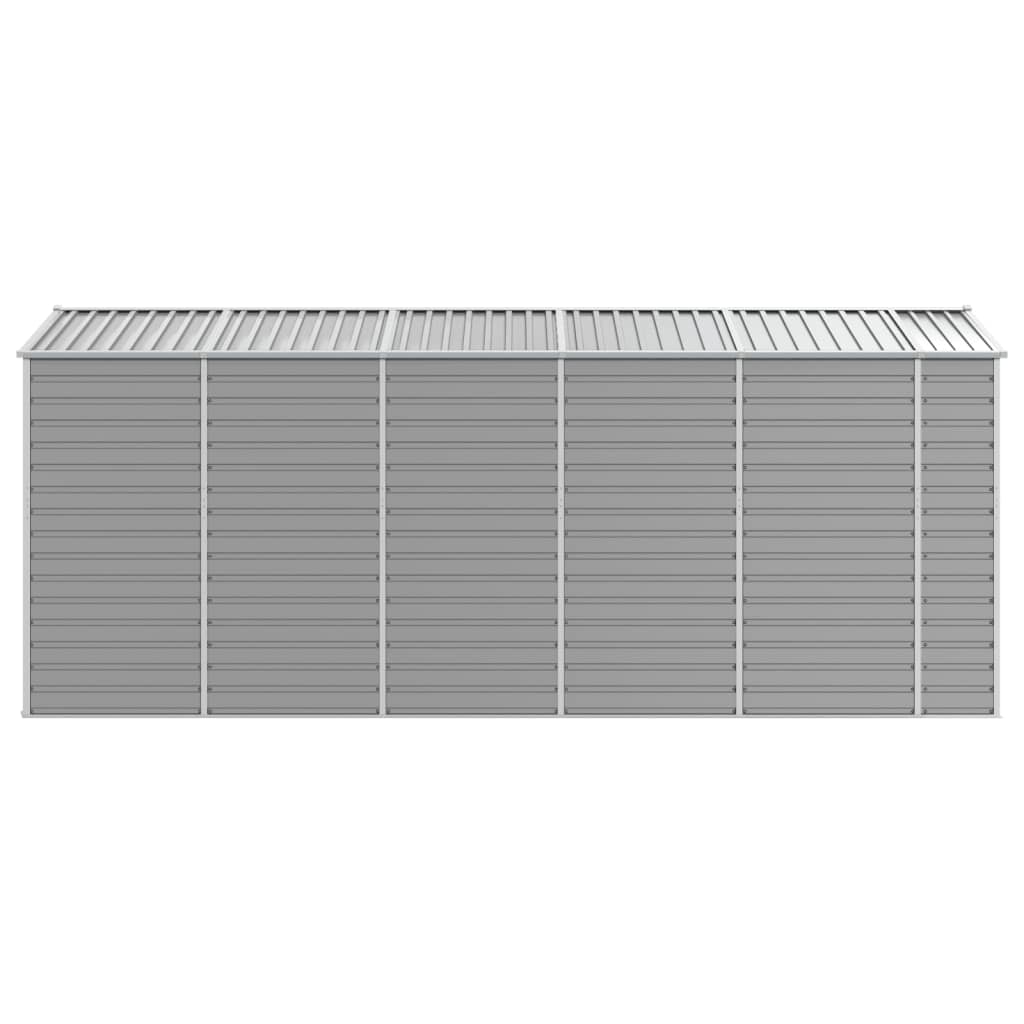 Light Grey arden Shed Galvanised Steel
